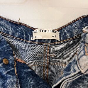 We The Free Blue Ankle & Cropped Jeans